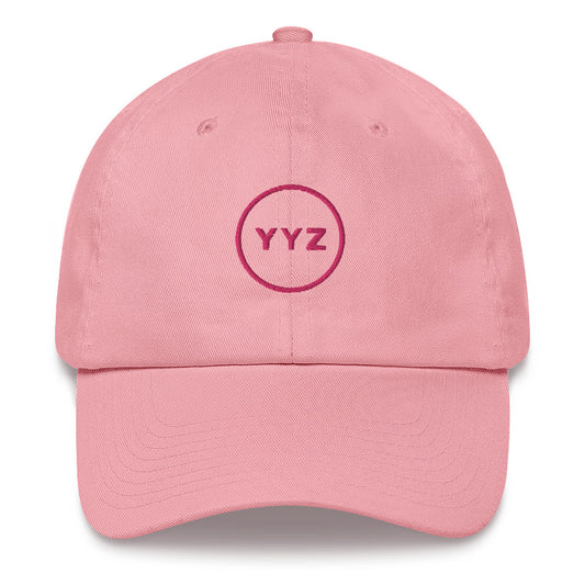 YYZ Circle Pink Dad Cap