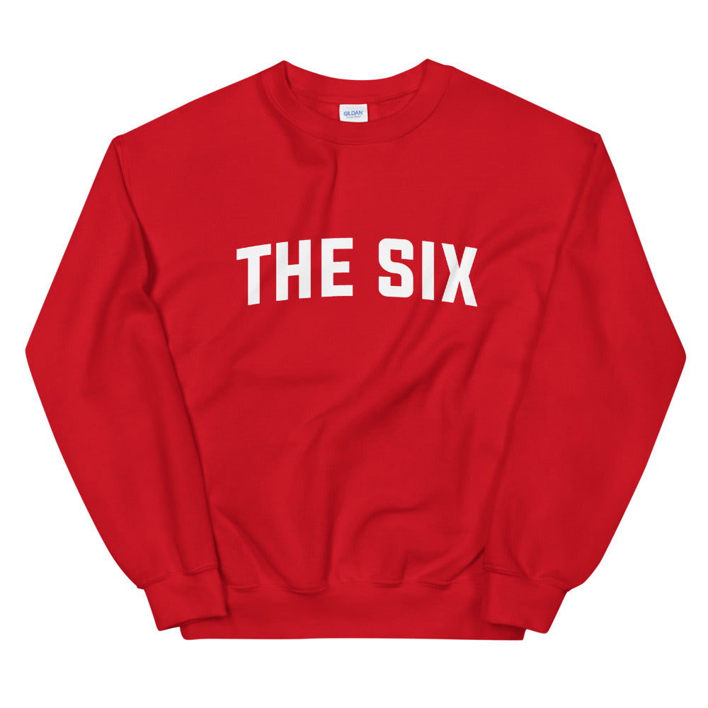 The Six Unisex Red Sweatshirt