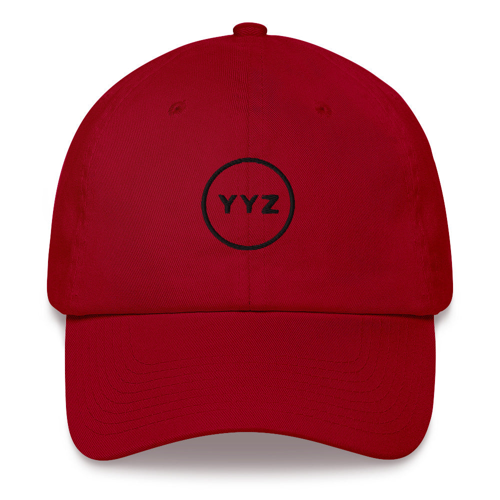 YYZ Circle White Dad Cap