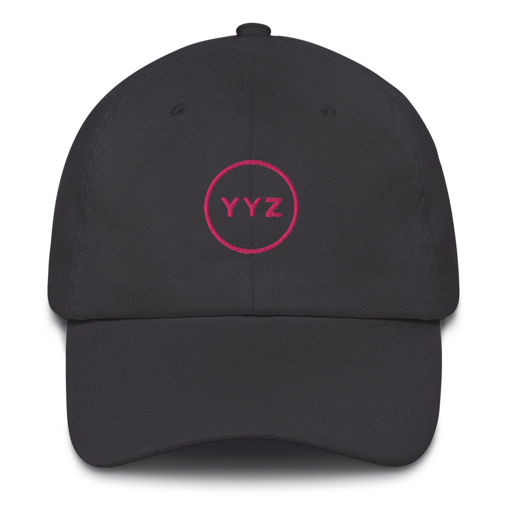 YYZ Circle Pink Dad Cap