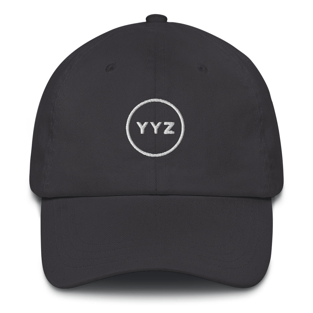 YYZ Circle Black Dad Cap
