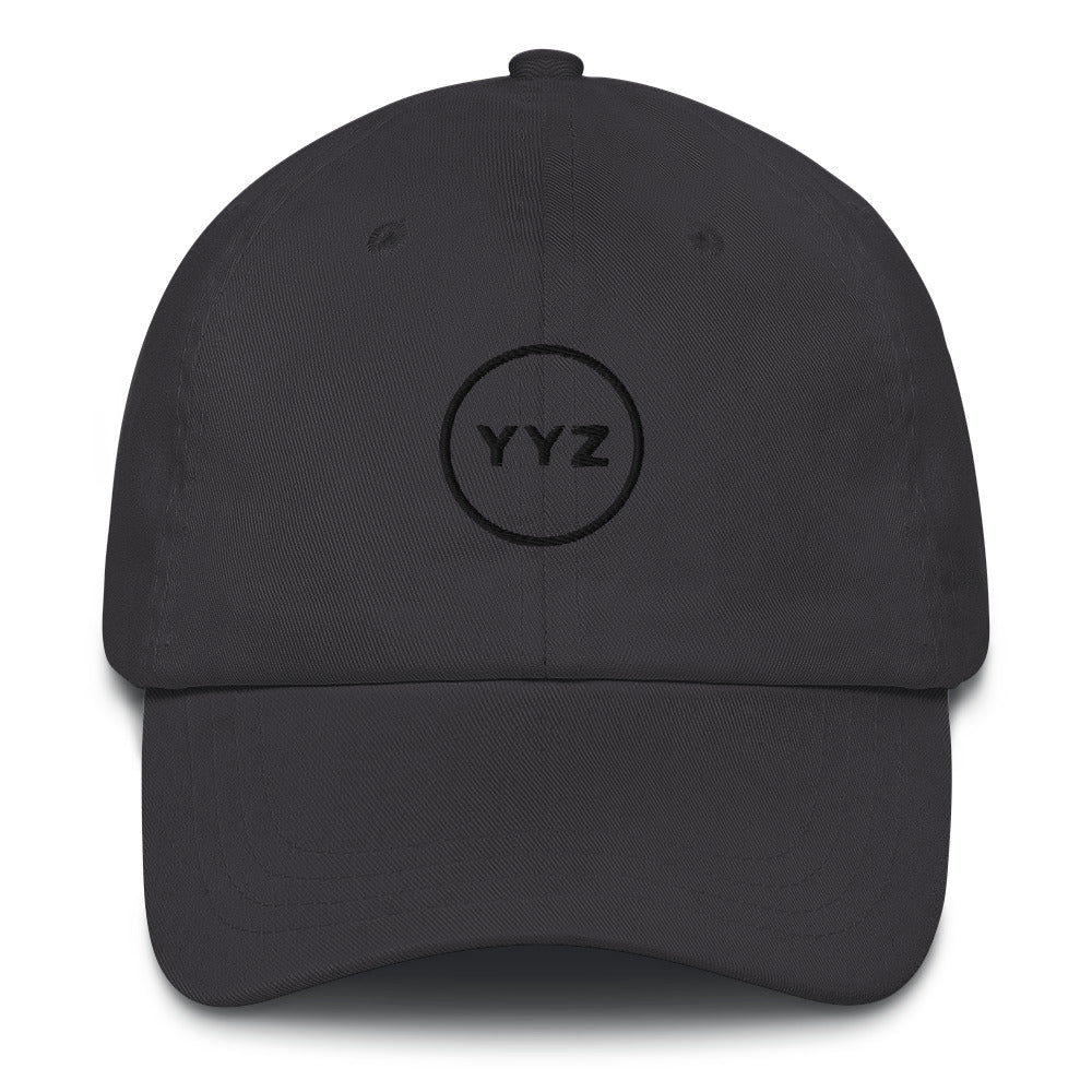 YYZ Circle White Dad Cap