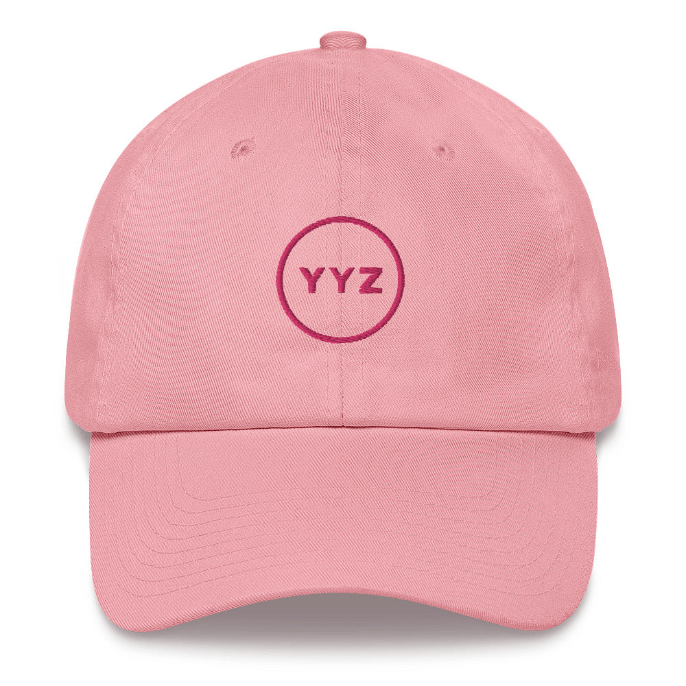 YYZ Circle Pink Dad Cap