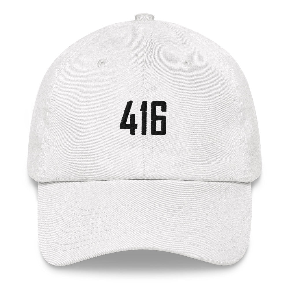 416 Type White Dad Cap