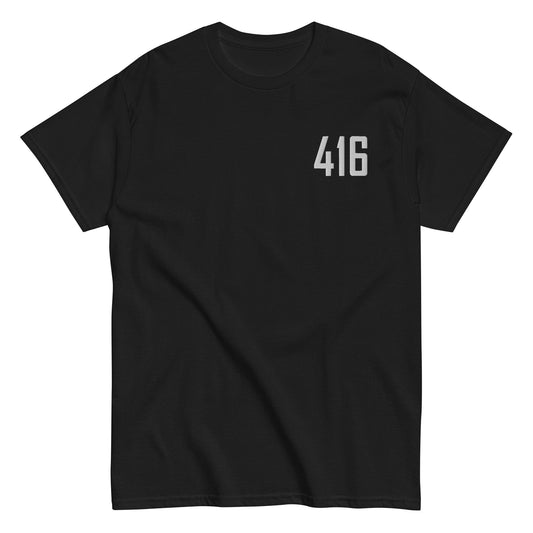 416 Type Embroidered Classic Unisex T-Shirt