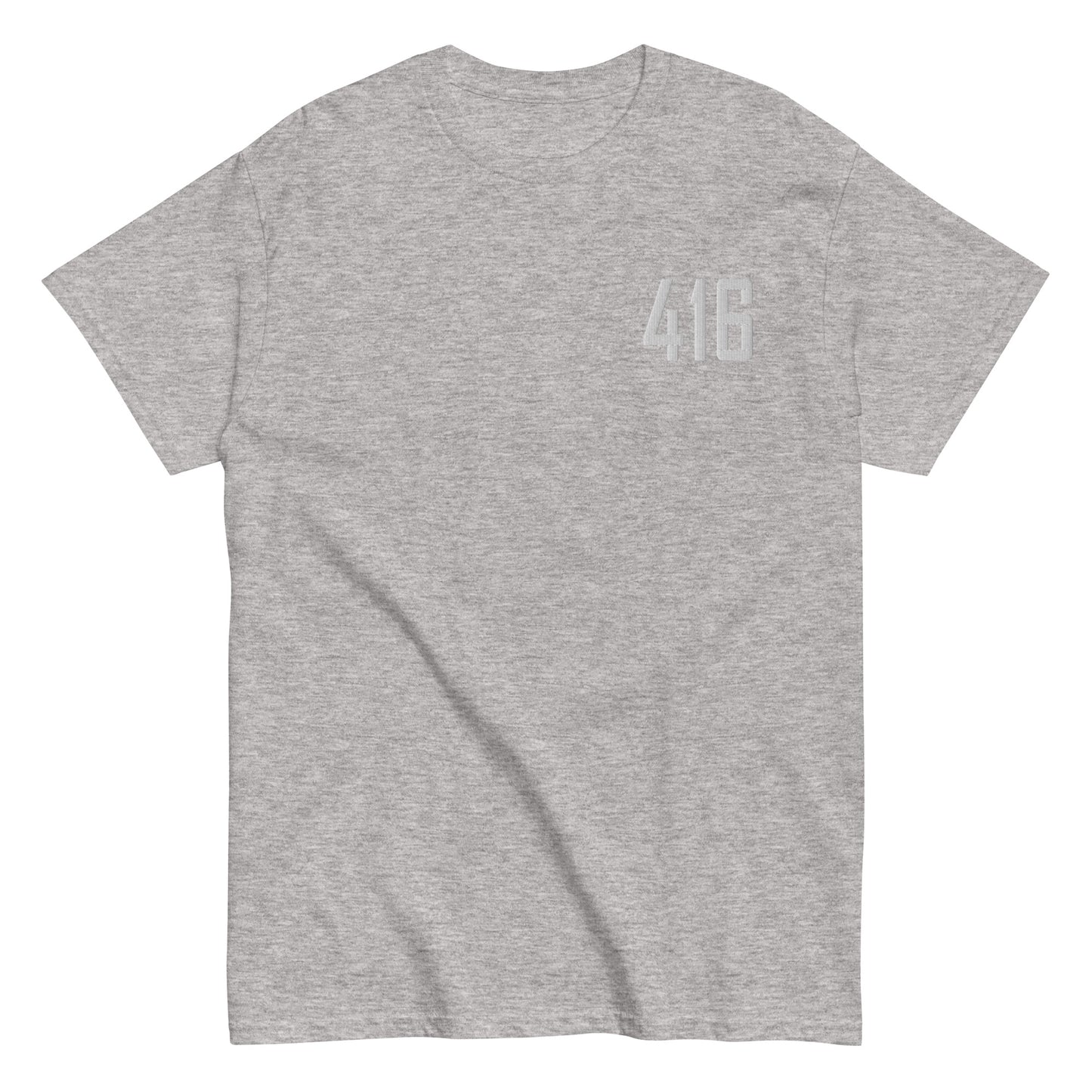 416 Type Embroidered Classic Unisex T-Shirt