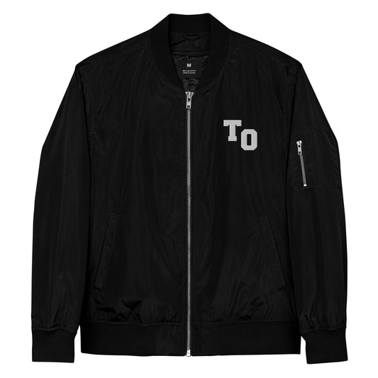 TO Embroidered Bomber Jacket