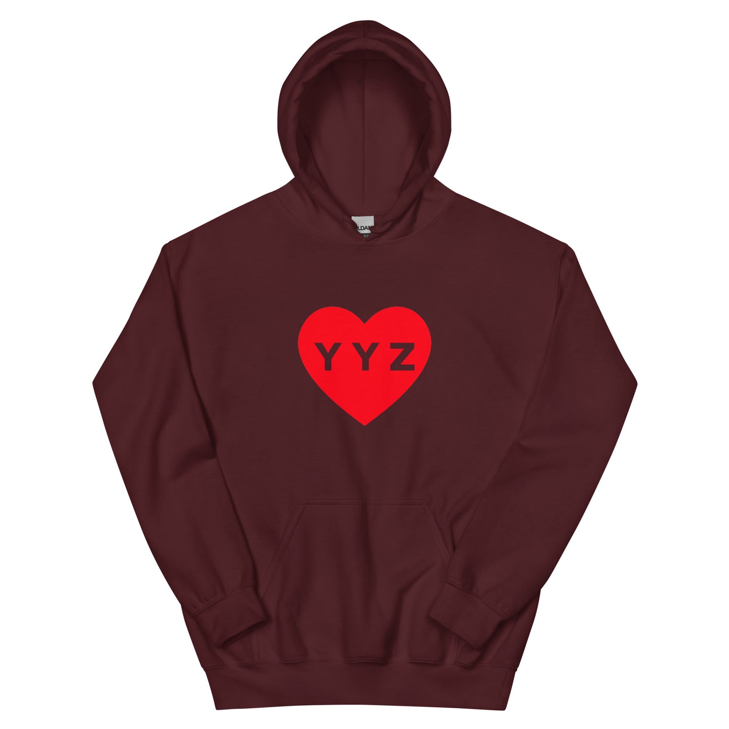 YYZ Heart Unisex Hoodie