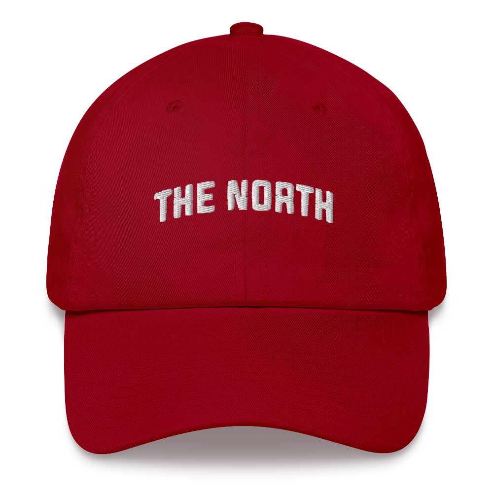 The North Pink and White Dad Cap