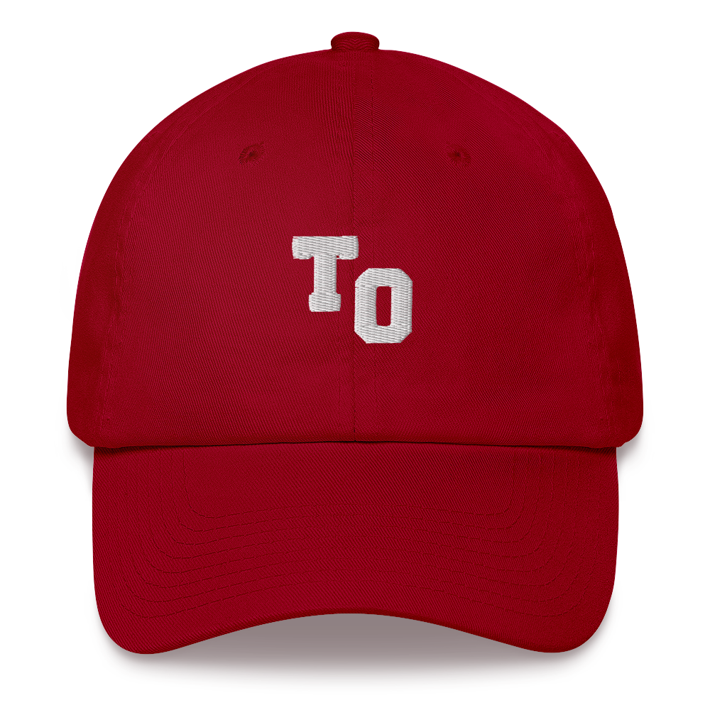 TO Pink and White Dad Cap