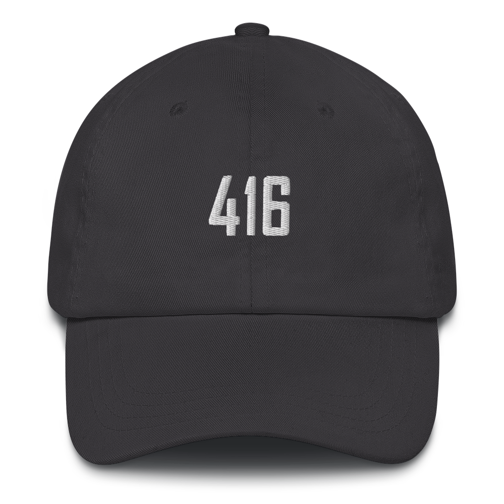 416 Type Black Dad Cap