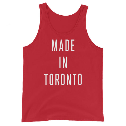 Made in Toronto Unisex Red Tank Top