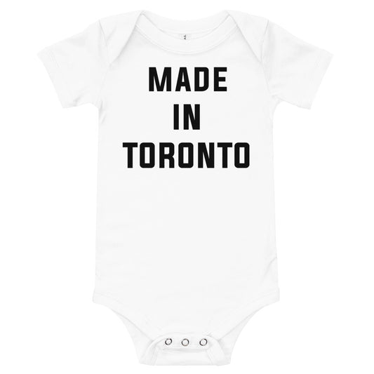 Made in Toronto Classic Infant White Onesie