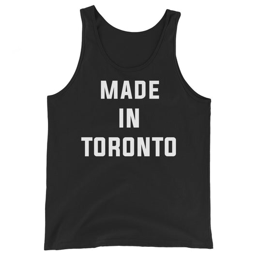 Made in Toronto Classic Unisex Black Tank Top