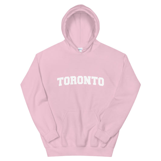 Toronto Varsity Unisex Pink Hoodie