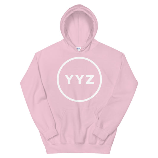YYZ Circle Unisex Pink Hoodie
