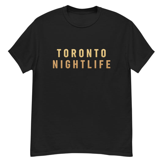 Toronto Nightlife Black & Gold Unisex T-Shirt - Limited Edition
