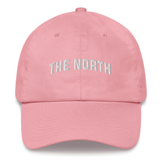 The North Pink and White Dad Cap