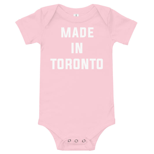 Made in Toronto Classic Infant Pink Onesie
