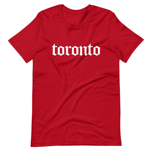 Toronto Gothic Unisex Red T-Shirt