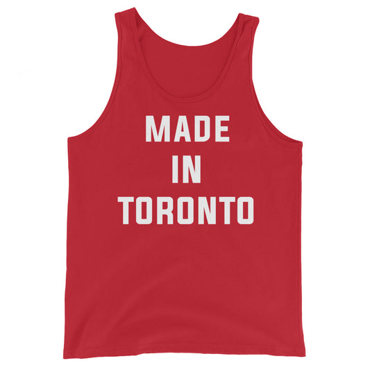 Made in Toronto Classic Unisex Red Tank Top