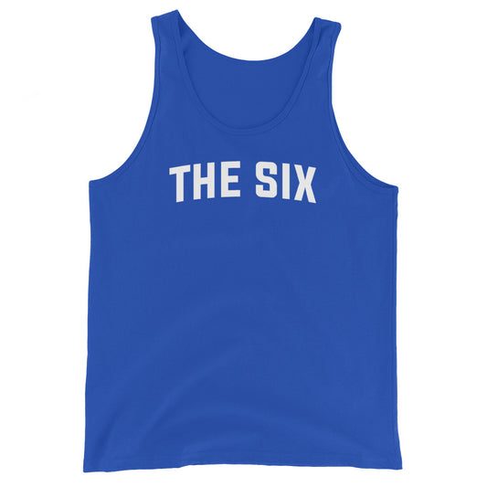 The Six Unisex Blue Tank Top
