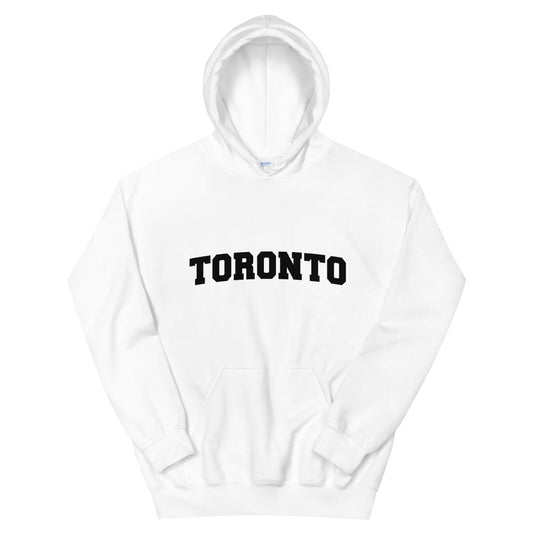 Toronto Varsity Unisex White Hoodie