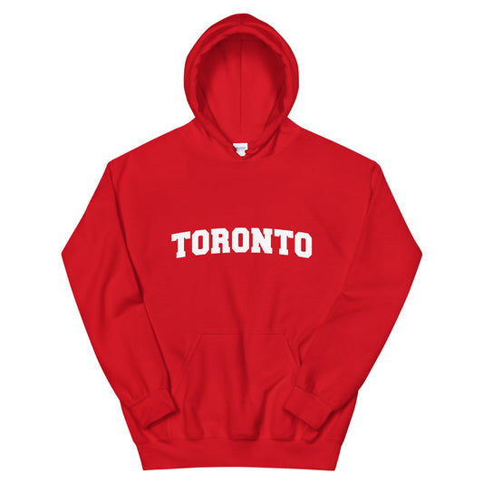 Toronto Varsity Unisex Red Hoodie