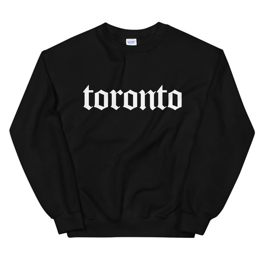 Toronto Gothic Unisex Black Sweatshirt