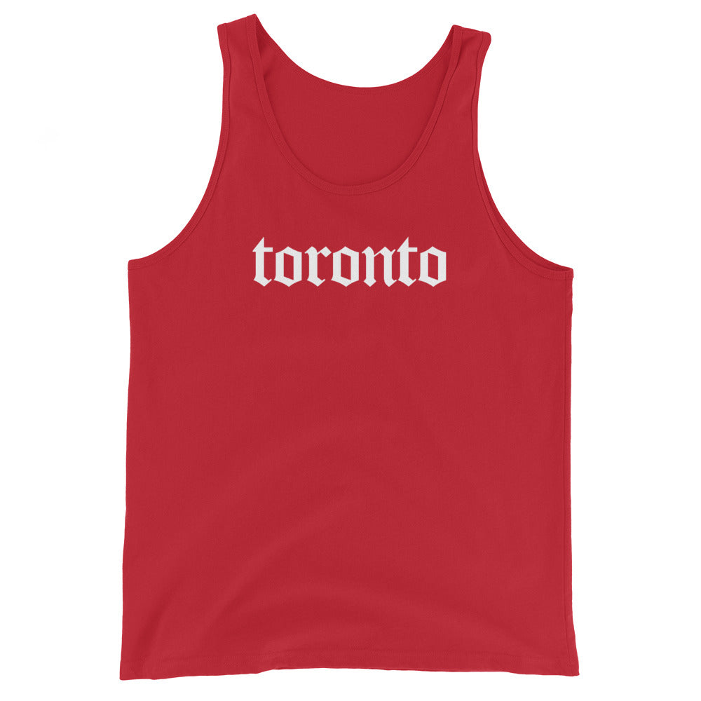 Toronto Gothic Unisex Red Tank Top