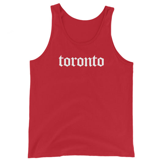 Toronto Gothic Unisex Red Tank Top