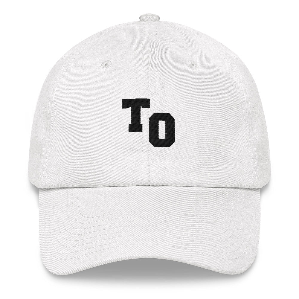 TO White Dad Cap