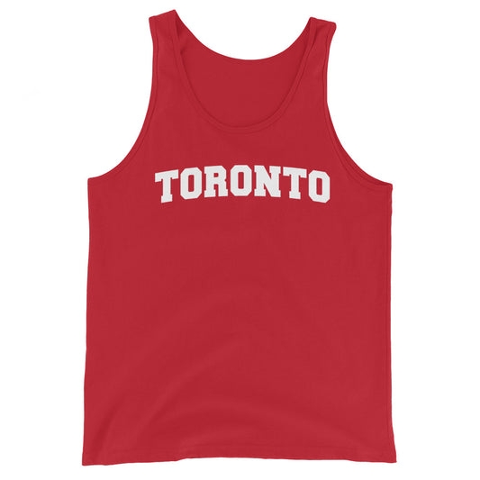 Toronto Varsity Unisex Red Tank Top