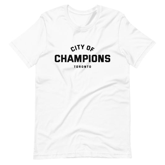 City of Champions Unisex White T-Shirt