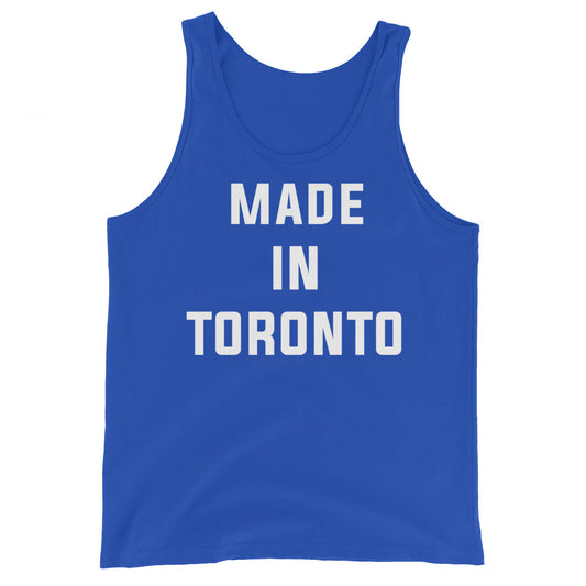 Made in Toronto Classic Unisex Blue Tank Top