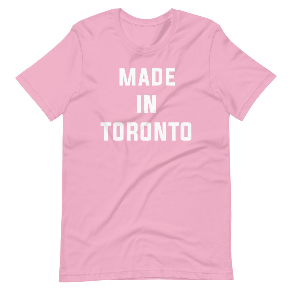 Made in Toronto Classic Unisex Pink T-Shirt