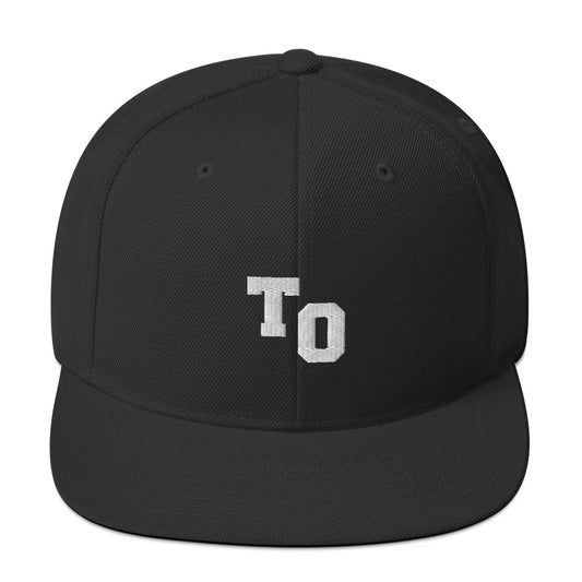 TO Black Snapback Hat