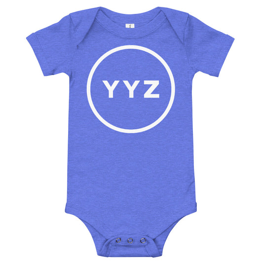 YYZ Circle Infant Blue Onesie