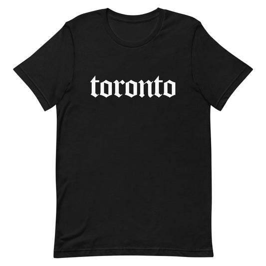Toronto Gothic Unisex Black T-Shirt