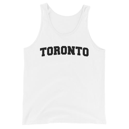 Toronto Varsity Unisex White Tank Top