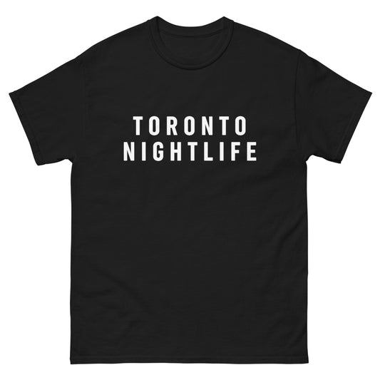 Toronto Nightlife Black & White Unisex T-Shirt