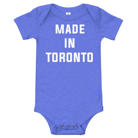 Made in Toronto Classic Infant Blue Onesie