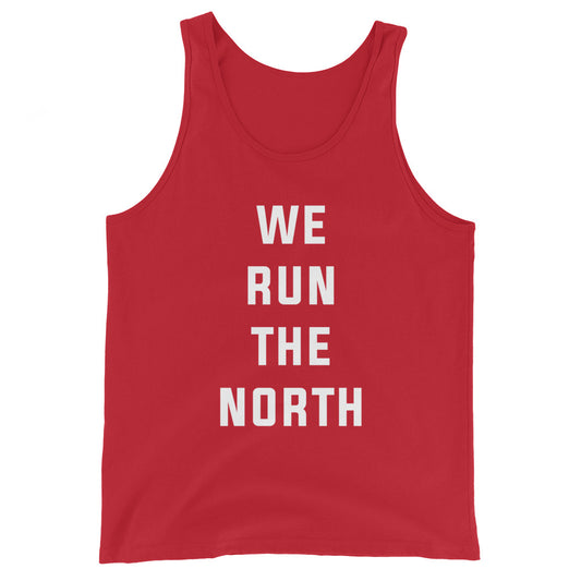 We Run the North Unisex Red Tank Top