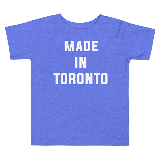 Made in Toronto Classic Toddler Blue T-Shirt