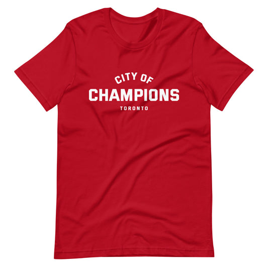 City of Champions Unisex Red T-Shirt