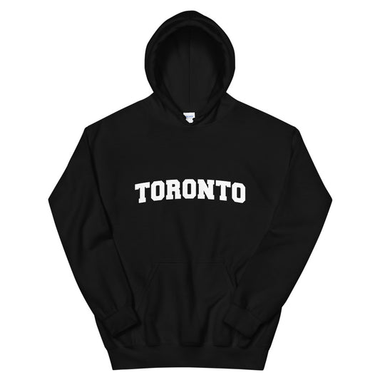 Toronto Varsity Unisex Black Hoodie