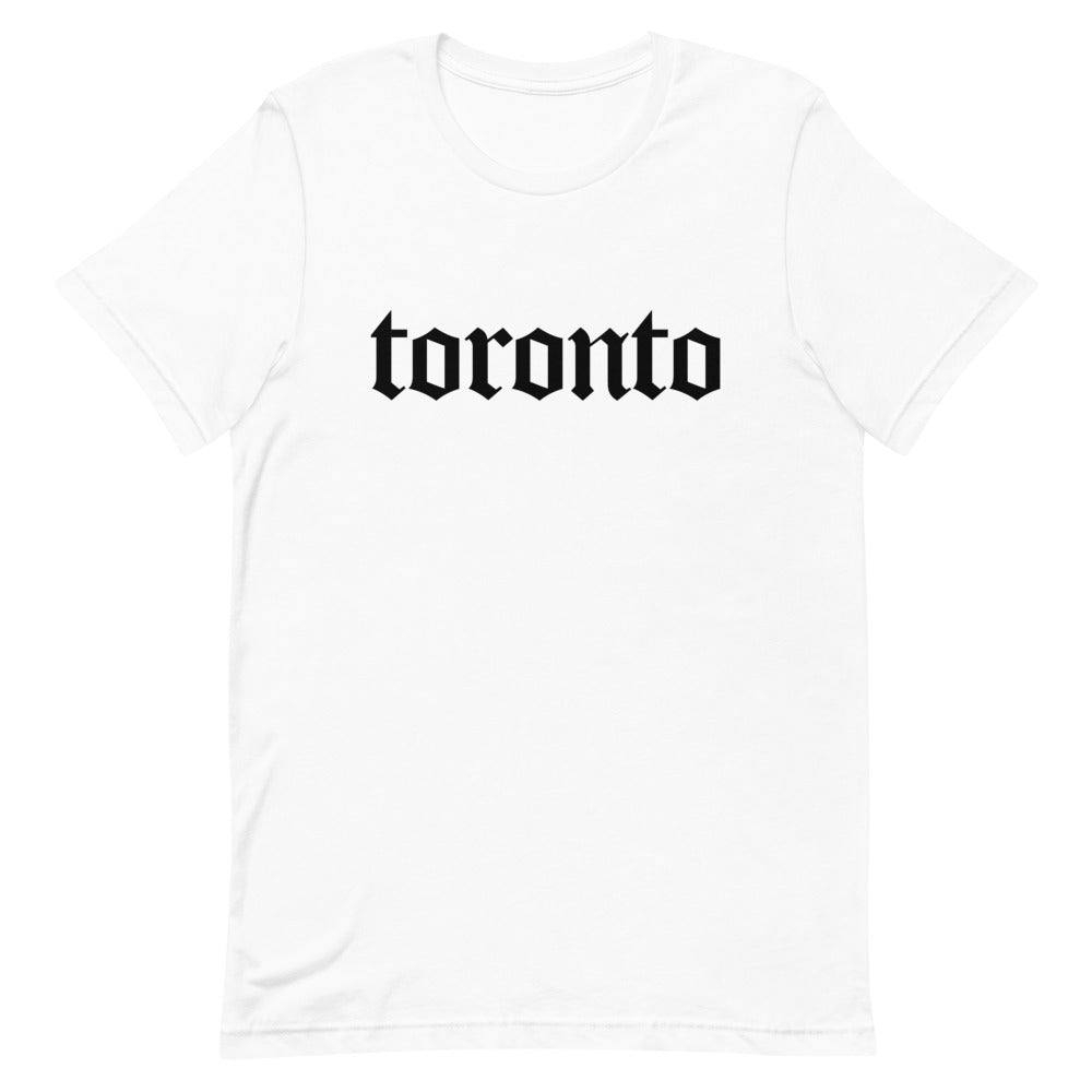 Toronto Gothic Unisex White T-Shirt