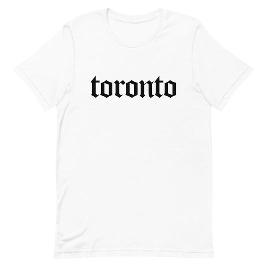 Toronto Gothic Unisex White T-Shirt