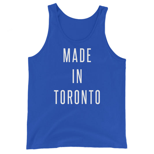 Made in Toronto Unisex Blue Tank Top